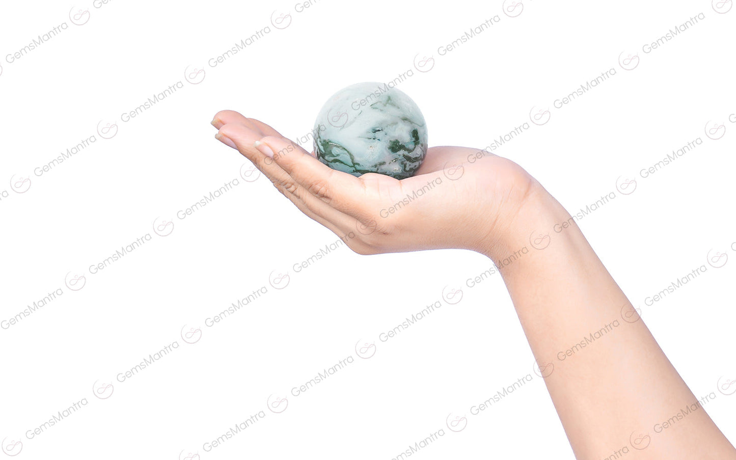 Moss Agate Sphere Ball