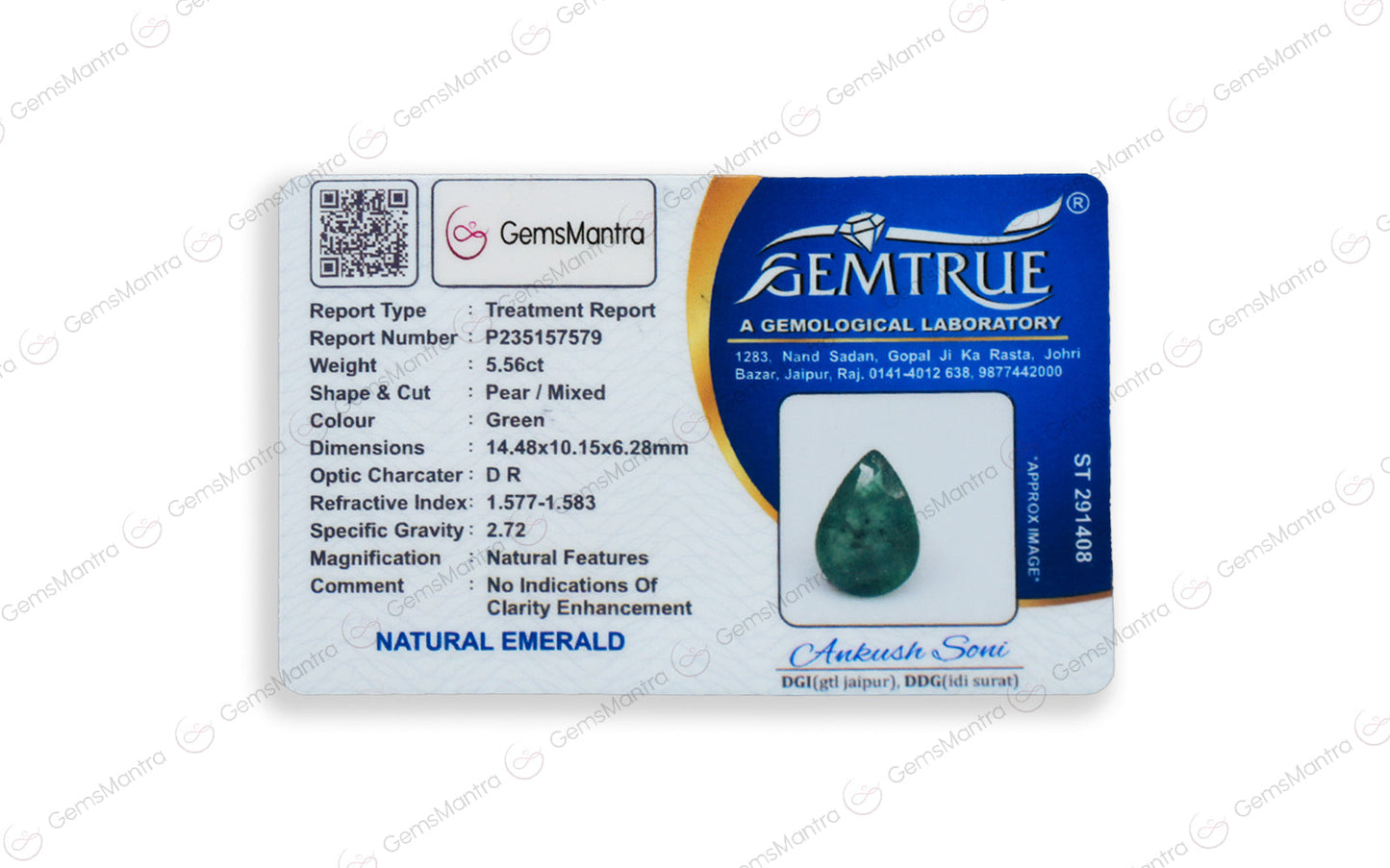 Emerald - 5.56 Carats