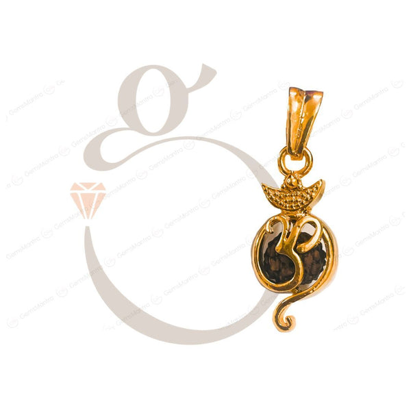 24K Gold-Plated OM Ganesha Pendant