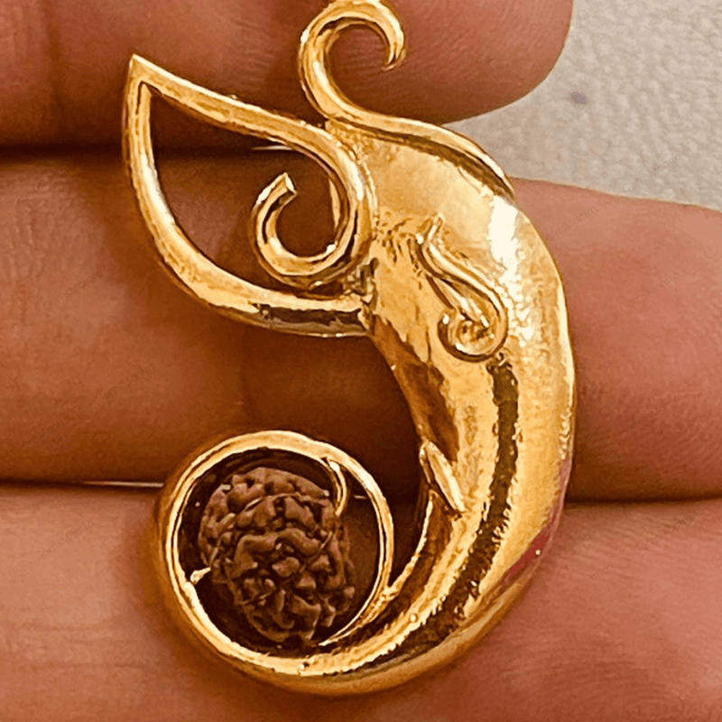 24K Gold-Plated Shri Ganesha Pendant