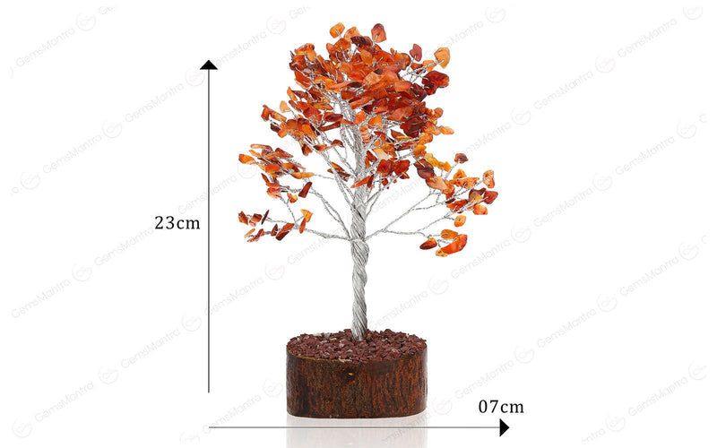 Large Carnelian Crystal Tree