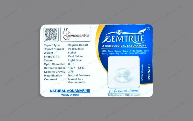 Aquamarine (6.28 Carats)