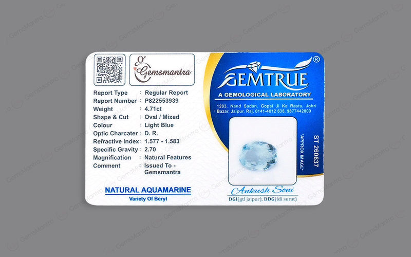 Aquamarine (4.71 Carats)