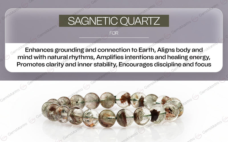Sagnetic Quartz Bracelet