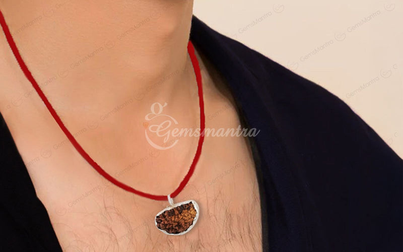 Natural 1 Mukhi Rudraksha (with Silver Pendant) - Indian