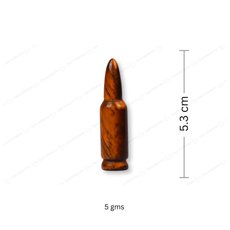 Amethyst, Opalite, Tiger Eye Black Obsidian Crystal Bullet