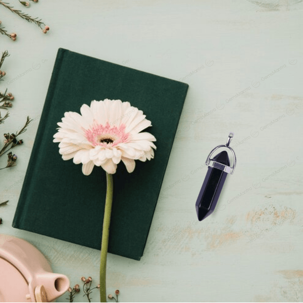 Black Obsidian Double Terminated Pencil Pendant