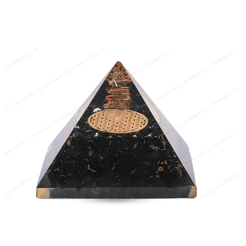 Black Tourmaline Orgonite Pyramid/Orgone Pyramid