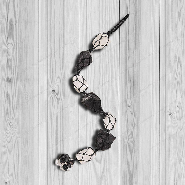 Black Tourmaline & Selenite Tumble