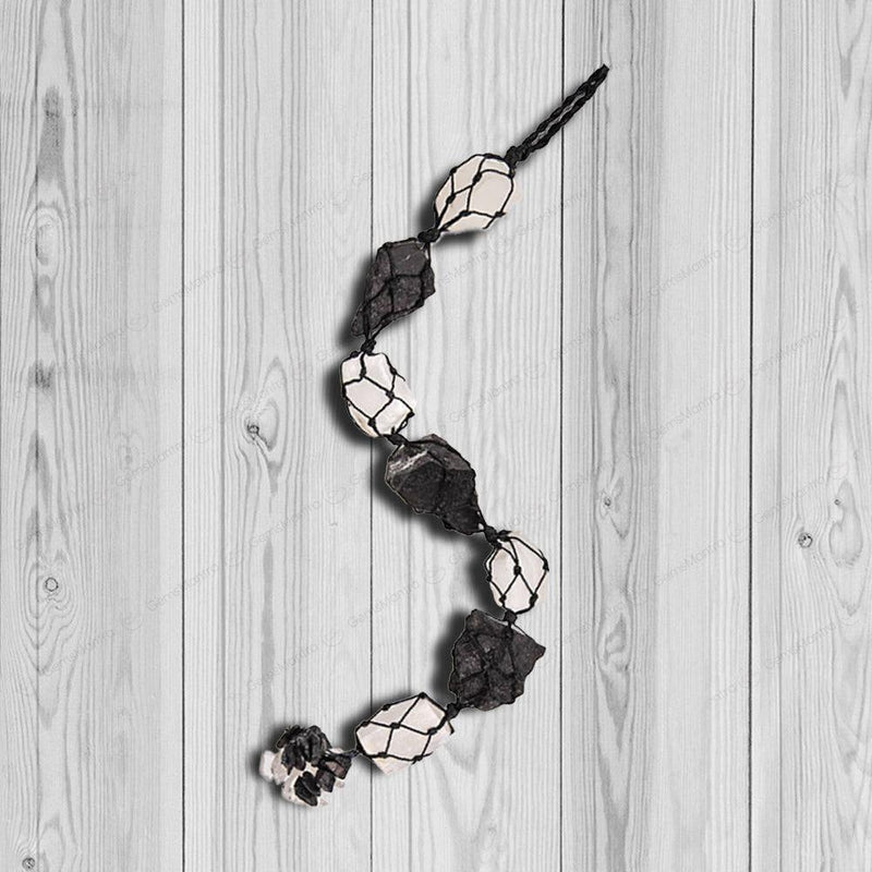 Black Tourmaline & Selenite Tumble