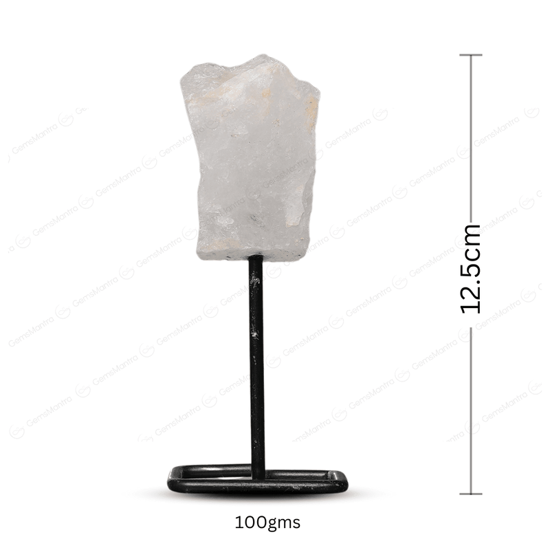 Clear Quartz Raw Stone Stand