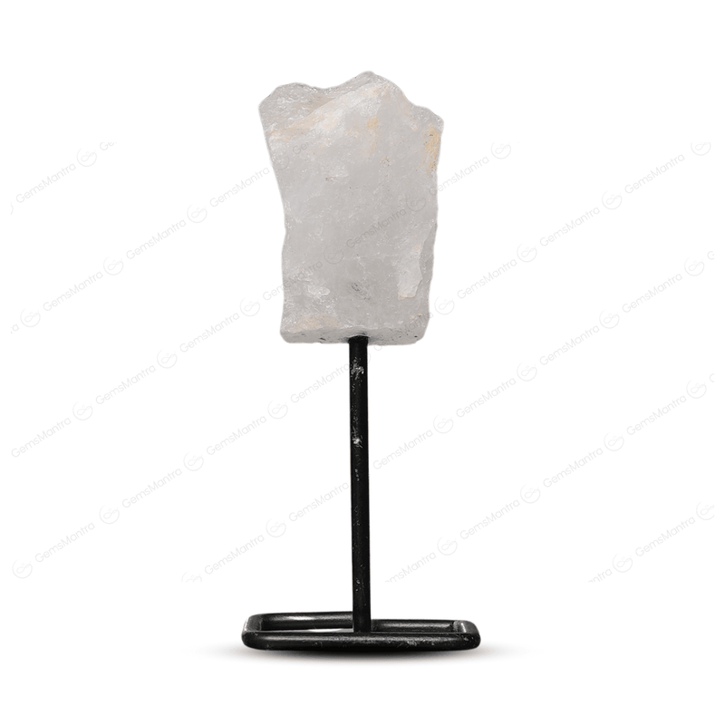 Clear Quartz Raw Stone Stand