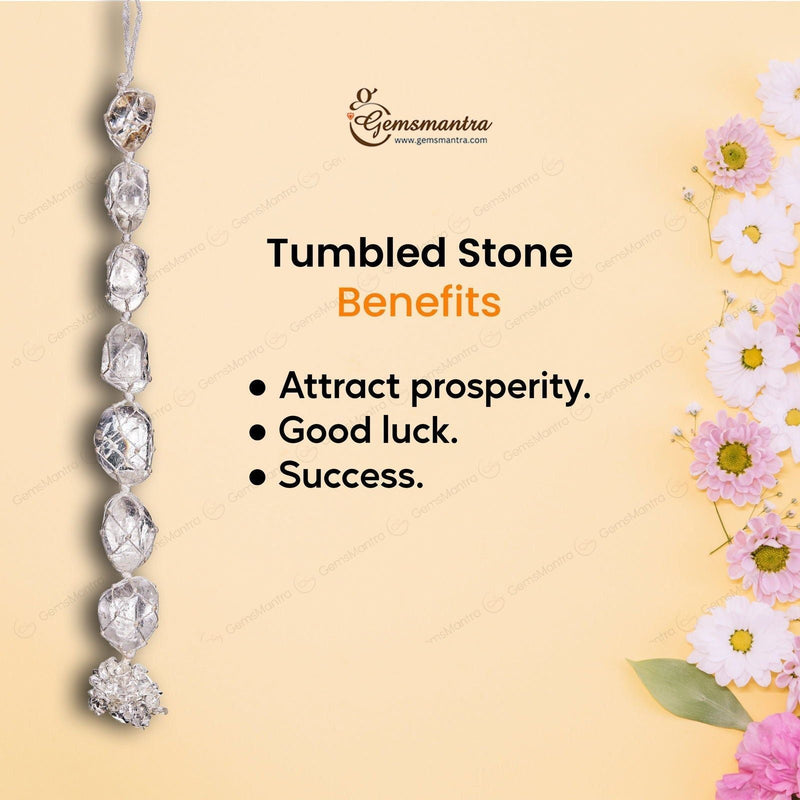 Crystal Quartz Tumbled Hanging