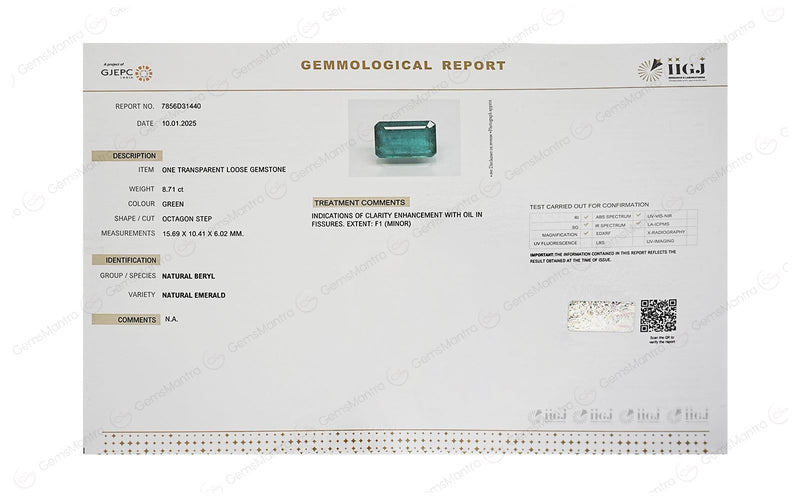 Emerald (8.71 Carats)