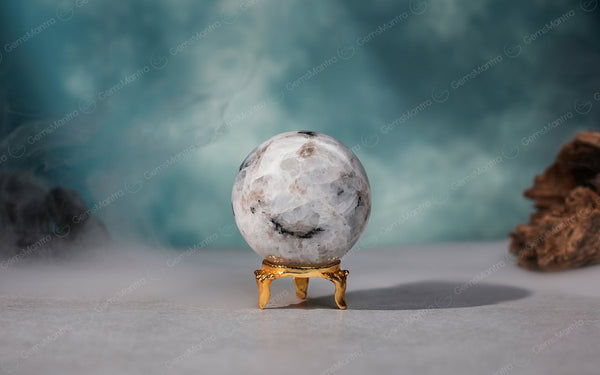 Rainbow Moonstone Sphere Ball