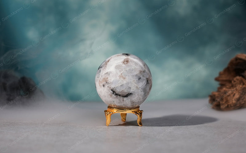 Rainbow Moonstone Sphere Ball