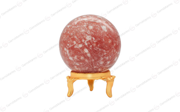 Orange Calcite Sphere Ball
