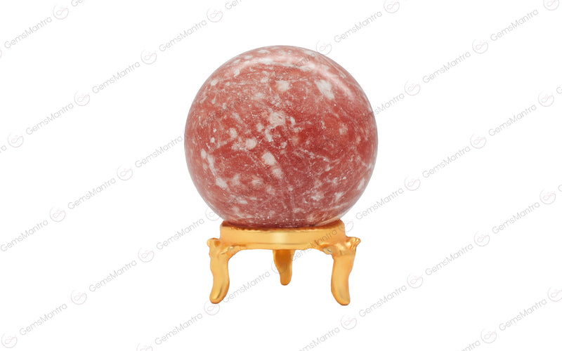 Orange Calcite Sphere Ball