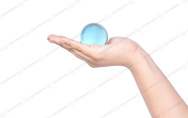 Aqua Obsidian Sphere/Ball