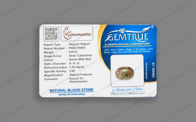 BloodStone (8.61 Carats)