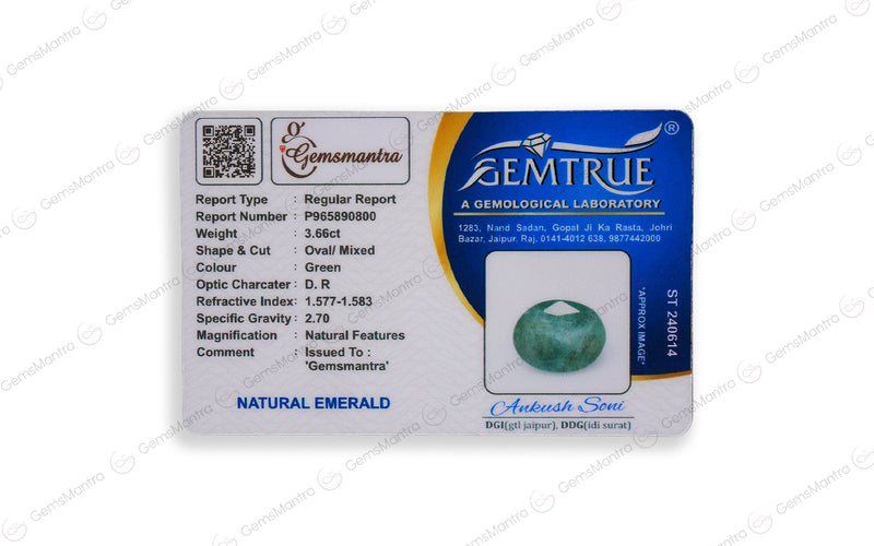 Emerald - 3.66 Carats