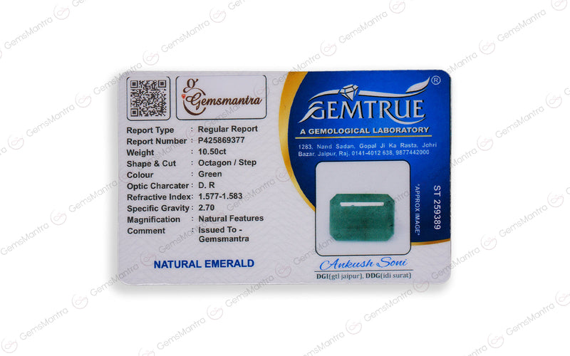 Emerald - 10.5 Carats
