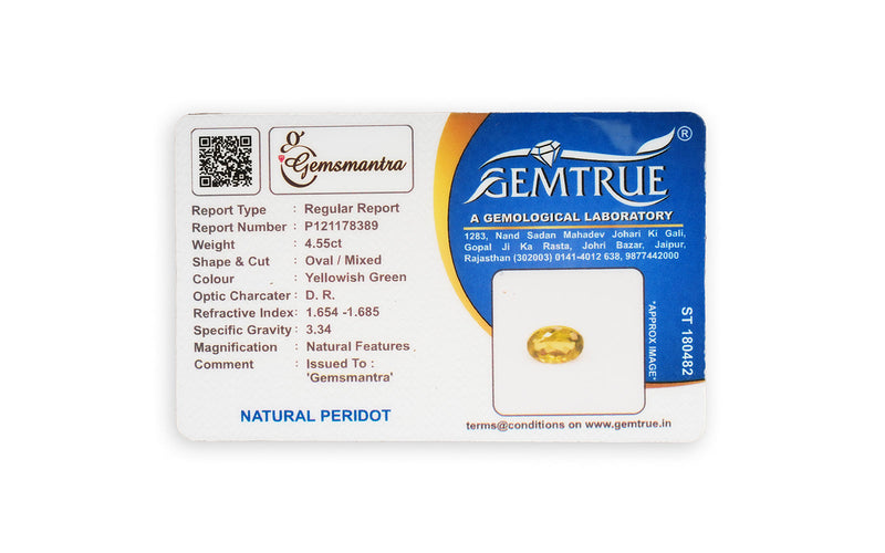 Peridot Pendant - 4.55 Carats