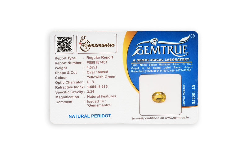 Peridot Pendant - 4.57 Carats