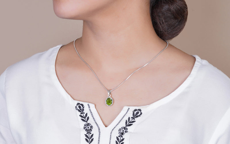 Peridot Pendant - 4.57 Carats