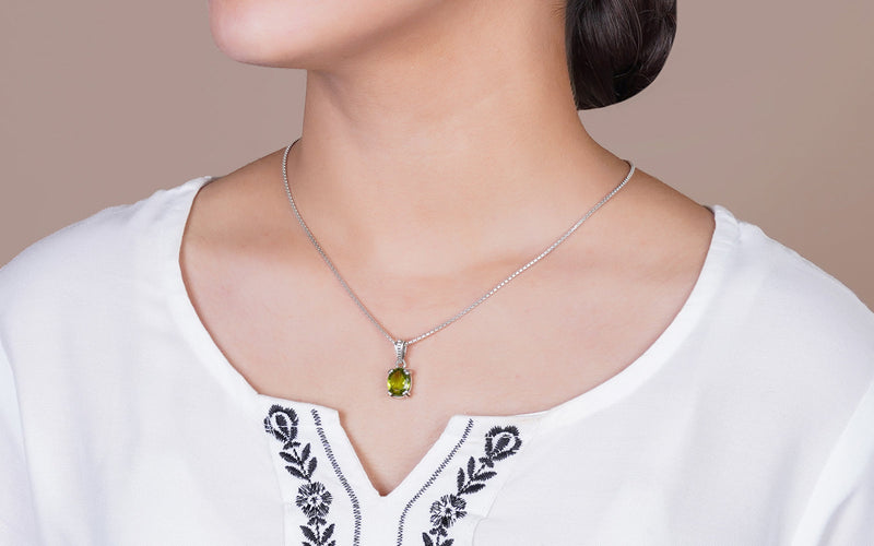 Peridot Pendant - 4.75 Carats
