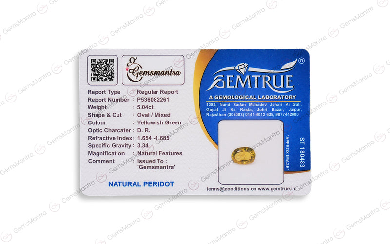 Peridot - 5.04 Carats