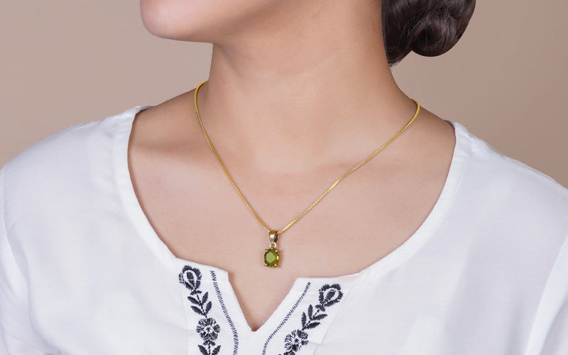 Peridot Pendant - 4.53 Carats