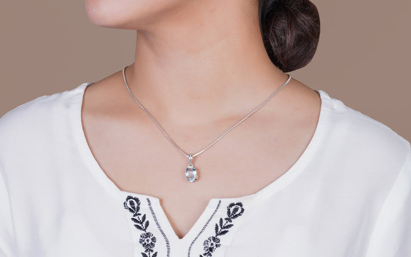 Aquamarine Pendant - 4.86 Carats