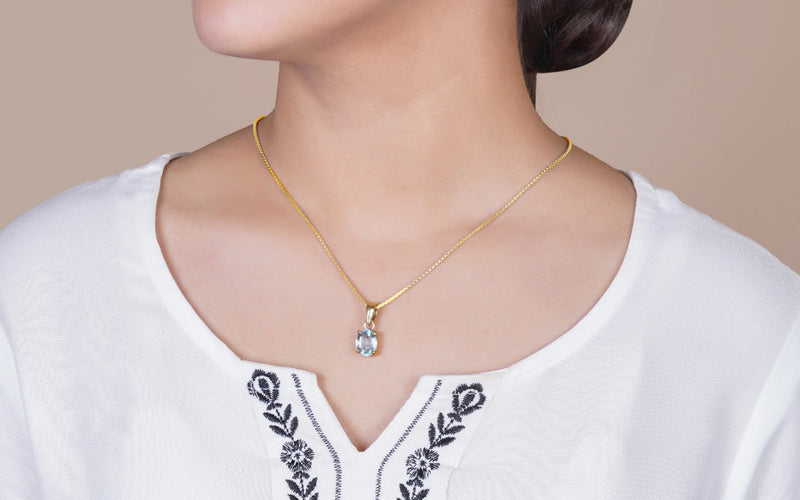 Aquamarine Pendant - 3.55 Carats