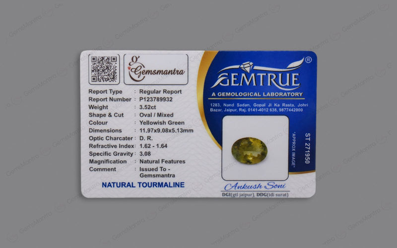 Green Tourmaline - 3.52 Carats