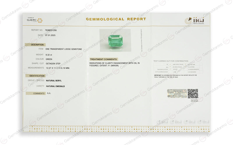 Emerald - 8.32 Carats