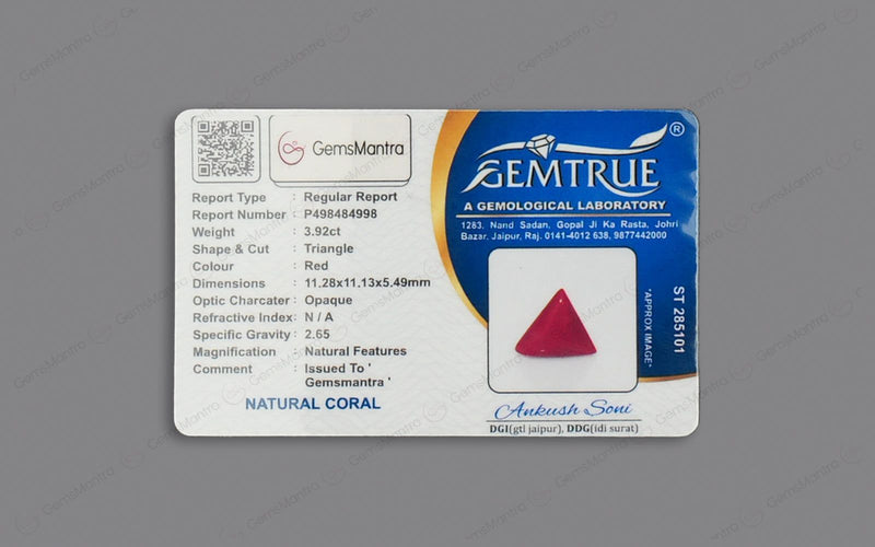 Red Coral - 3.92 Carats