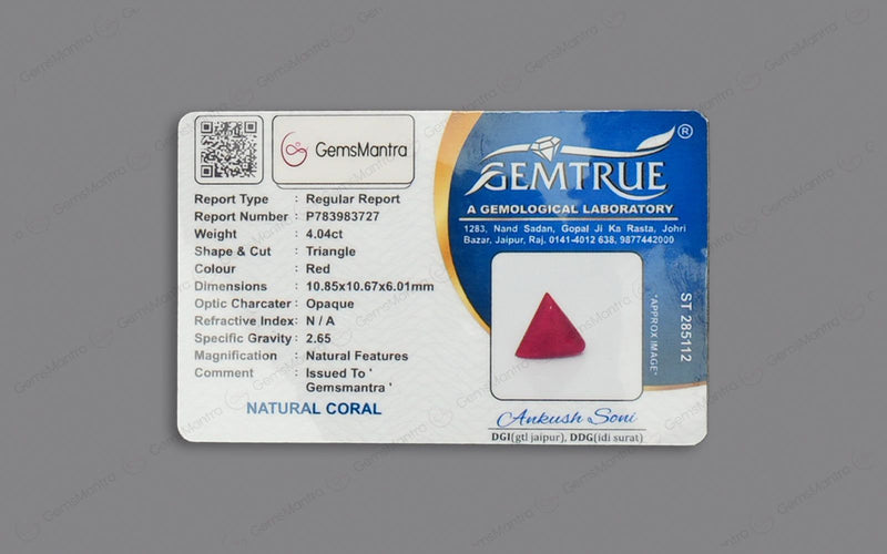 Red Coral - 4.04 Carats