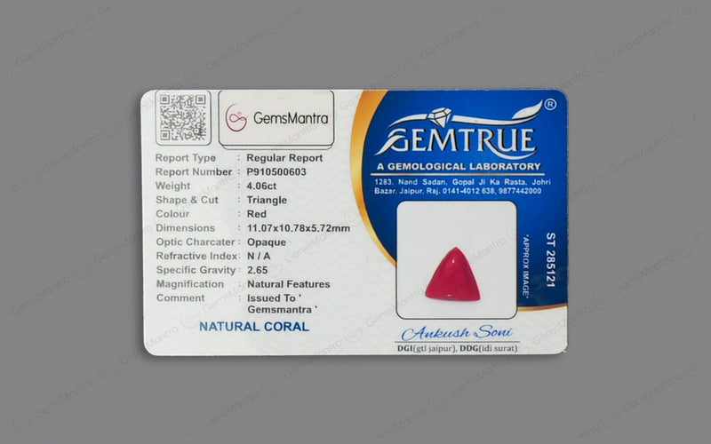 Red Coral - 4.06 Carats