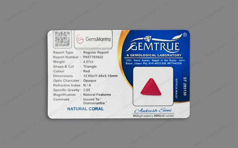 Red Coral - 4.57 Carats