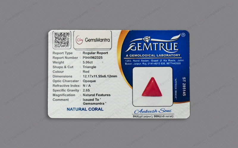 Red Coral - 5.06 Carats