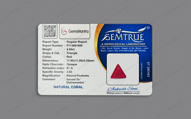 Red Coral - 4.65 Carats