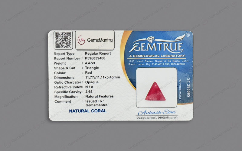 Red Coral - 4.47 Carats