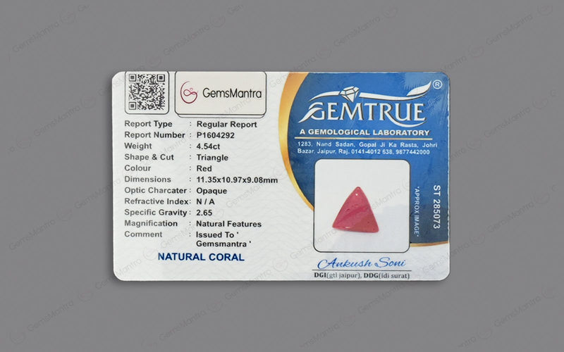 Red Coral - 4.54 Carats