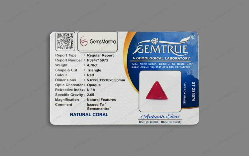 Red Coral - 4.7 Carats