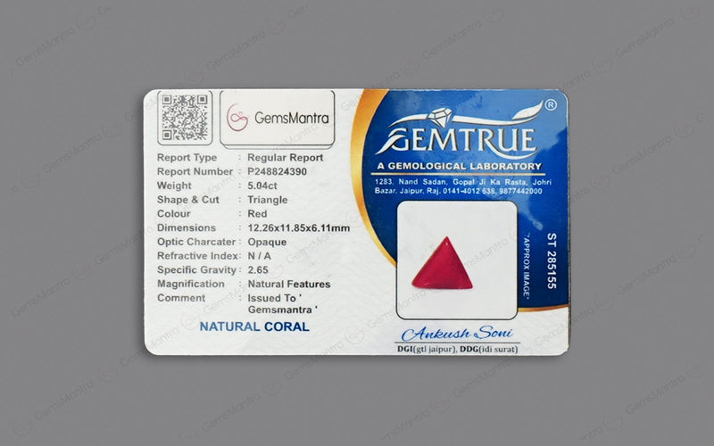 Red Coral - 5.04 Carats