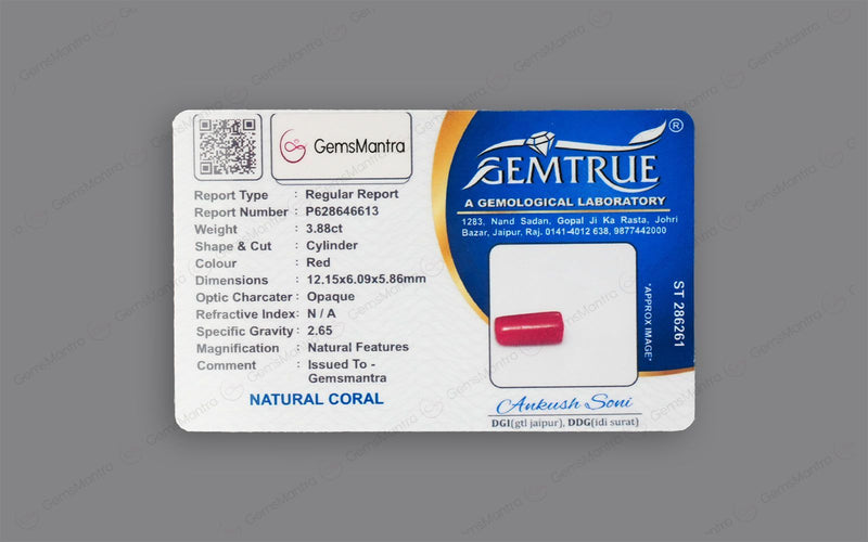 Red Coral - 3.88 Carats