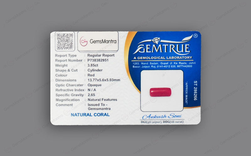 Red Coral - 3.85 Carats