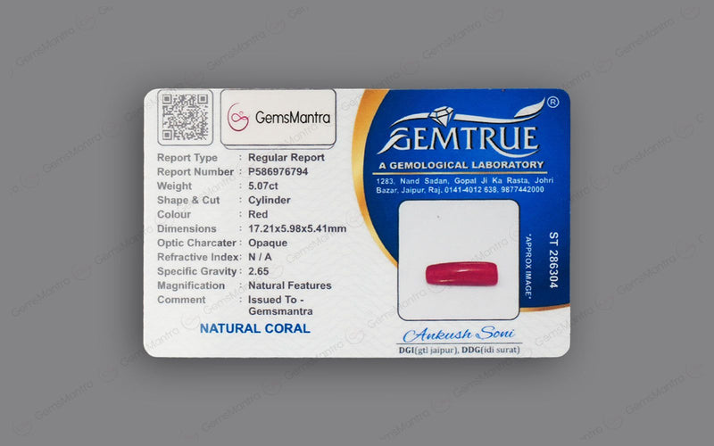 Red Coral - 5.07 Carats