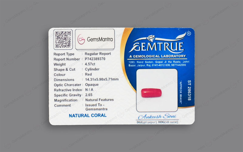 Red Coral - 4.57 Carats